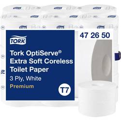 TORK toaletní papír T7-System Hülsenloses Toilettenpapier 3-lag T7 472650 Počet vrstev: 3 vrstev 18 ks