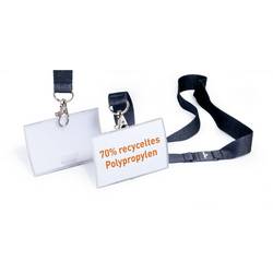 Durable 821719 štítek se jménem CLICK FOLD (d x š x v) 44 cm x 90 mm x 54 mm textilní páska 10 ks