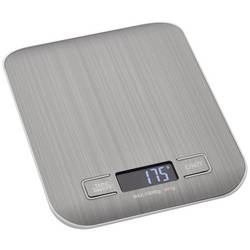 TFA Dostmann AMARETTI kuchyňská váha digitální Max. váživost=10000 g stříbrná 140 x 180 x 20