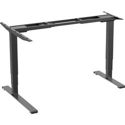 SpeaKa Professional konstrukce psacího stolu pro práci vsedě i ve stoje elektricky výškově nastavitelné Rozsah výšky: 62 do 1.28 m (š x h) 170 cm x 90 cm černá