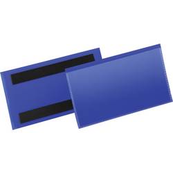 Durable magnetická taška na štítky 174207 modrá 150 mm x 76 mm 50 ks