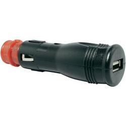 BAAS Univerzální zásuvkový adaptér na USB3 Proudová zatížitelnost (max.)=1 A Vhodný pro Autozásuvka, Standardní zásuvky, USB A