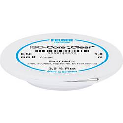 Felder ISO-Core Clear Sn100Ni+ pájecí cín cívka Sn99,25Cu0,7Ni0,05 0.5 mm