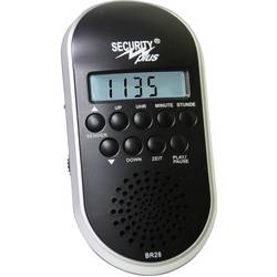 Security Plus BR28 MP3/USB rádio na řídítka kola černá, stříbrná