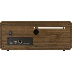 Imperial DABMAN i200 V2 internetové stolní rádio DAB+, FM, internetové AUX, USB, LAN, internet dřevo