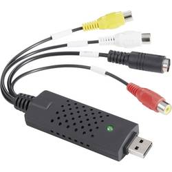 Basetech USB převodník videa z analogového do digitálního záznamu vč. software pro zpracování videa, Plug und Play