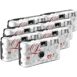 Love White jednorázový fotoaparát 7 ks s vestavěným bleskem