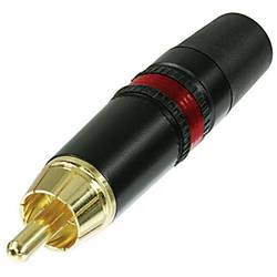 Rean AV NYS373-2 cinch konektor zástrčka, rovná Pólů: 2 černá, červená 1 ks