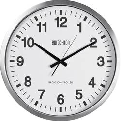 Eurochron EFWU 9000 DCF nástěnné hodiny 50.7 mm x 63 mm, stříbrná
