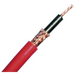 Stäubli SILI-SC, 61.7580-10021 koaxiální kabel, vnější Ø: 4.90 mm, 45 Ω, černá, metrové zboží