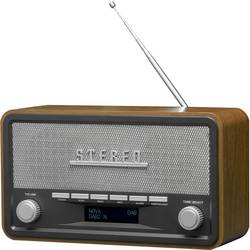 Denver DAB-18 111111000180 stolní rádio, DAB+, FM, AUX, Dřevěný kryt, dřevo