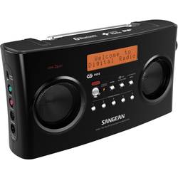 DAB+ rádio Sangean DPR-26 BT, FM, aku, černá