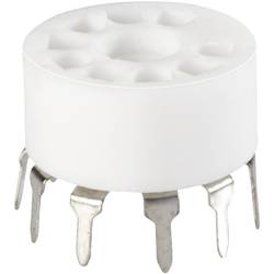 elektronková patice 1 ks 120529 Pólů: 9 Typ patice: Noval Způsob montáže: pájení na tištěný spoj Materiál:keramika