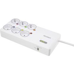 VOLTCRAFT SEM8500 měřič spotřeby el. energie vč. rádiově řízených zásuvek, možnost exportu dat, s funkcí dataloggeru, s odhadem budoucích nákladů , nastavitelná cena elektřiny, ovládání přes mobilní aplikaci, s připojením k internetu