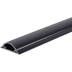 TRU COMPONENTS kabelový můstek 1571661 PVC černá Kanálů: 1 1000 mm Množství: 1 m