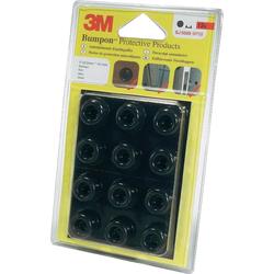 3M SJ 5009 MPBB podstavná nožka přístrojová samolepicí, kulatá černá (Ø x v) 22.3 mm x 10.1 mm 6 ks