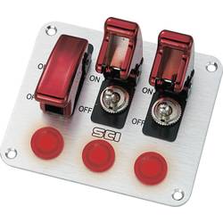 TRU COMPONENTS TC-R18-P3A 1587938 ovládací panel pro auta, 1x vyp/zap, 12 V/DC, 20 A