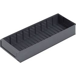 Alutec 66032 skladový box , stohovatelné, (d x š x v) 500 x 183 x 81 mm, tmavě šedá , 1 ks