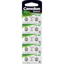 Camelion AG0 knoflíkový článek LR 63 alkalicko-manganová 10 mAh 1.5 V 10 ks