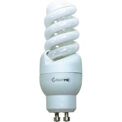 LightMe úsporná žárovka Energetická třída (EEK2021): G (A - G) GU10 93 mm 230 V 8 W = 44 W teplá bílá spirálový tvar 1 ks