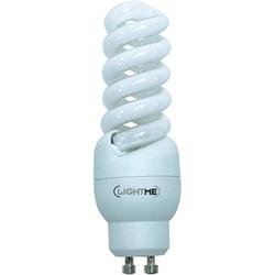 LightMe úsporná žárovka Energetická třída (EEK2021): G (A - G) GU10 101 mm 230 V 9.5 W = 51 W teplá bílá spirálový tvar 1 ks