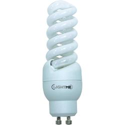 LightMe úsporná žárovka Energetická třída (EEK2021): G (A - G) GU10 101 mm 230 V 9.5 W = 51 W teplá bílá spirálový tvar 1 ks
