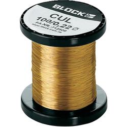 Block měděný drát smaltovaný lakem  Vnější Ø (bez izolace): 0.15 mm  609 m 0.10 kg