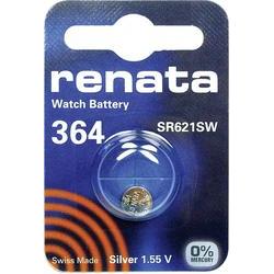Renata SR60 knoflíkový článek 364 oxid stříbra 19 mAh 1.55 V 1 ks