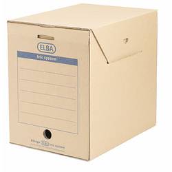 Elba archivační box 1554257 236 mm x 308 mm x 333 mm Vlnitá lepenka přírodní hnědá 1 ks