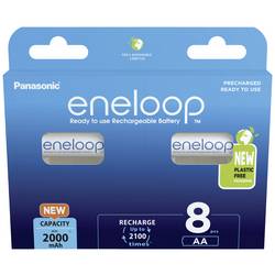 Panasonic eneloop HR06 akumulátor AA, Ni-MH, 2000 mAh, 1.2 V, 8 ks