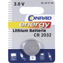 Conrad energy CR2032 knoflíkový článek CR 2032 lithiová 200 mAh 3 V 1 ks