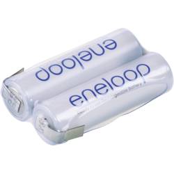 Panasonic eneloop Reihe F1x2 Akupack 2 x AA pájecí špička ve tvaru Z Ni-MH 2.4 V 1900 mAh