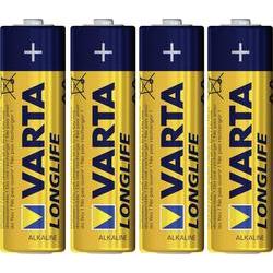 Varta LONGLIFE AA Bli 4 tužková baterie AA alkalicko-manganová 2800 mAh 1.5 V 4 ks