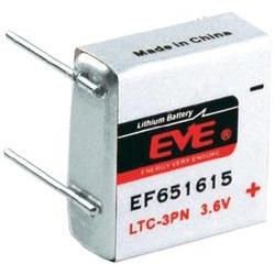 EVE EF651615 speciální typ baterie LTC-3PN pájecí kolíky ve tvaru U lithiová 3.6 V 400 mAh 1 ks