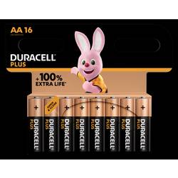 Duracell Plus-AA CP16 tužková baterie AA alkalicko-manganová, 1.5 V, 16 ks