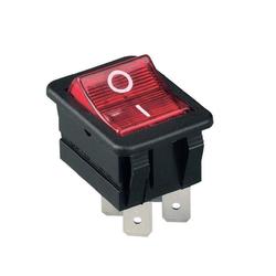 Arcolectric (Bulgin Ltd.) kolébkový spínač C1553 VB NAC 250 V/AC 16 A 2x vyp/zap s aretací 1 ks