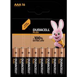 Duracell Plus-AAA CP16 mikrotužková baterie AAA alkalicko-manganová 1.5 V 16 ks