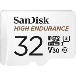SanDisk High Endurance Monitoring paměťová karta microSDHC 32 GB Class 10, UHS-I, UHS-Class 3, v30 Video Speed Class vč. SD adaptéru