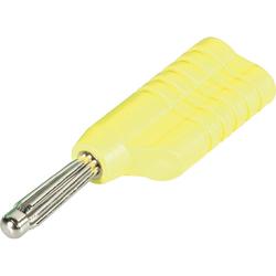 Schnepp S 4041 S banánkový konektor zástrčka, rovná Ø pin: 4 mm žlutá 1 ks