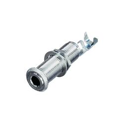 Rean AV NYS2203 jack konektor 6.35 mm zásuvka, vestavná horizontální Pólů: 3 stereo stříbrná 1 ks