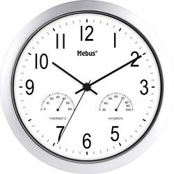 Mebus 06992 Quartz nástěnné hodiny 25.5 cm x 25.5 cm x 25.5 cm stříbrná