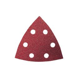 Bosch Accessories 2608607540 sada brusného papíru pro delta brusky na suchý zip, s otvory Zrnitost 60, 80, 120, 180, 240 Rozměr přes roh 93 mm 1 sada