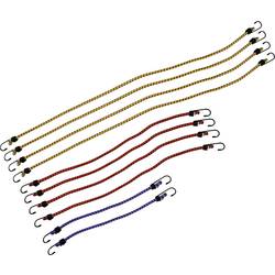 LAS 12039  elastické lano (Ø x d) 8 mm x 90 cm s ocelovým hákem