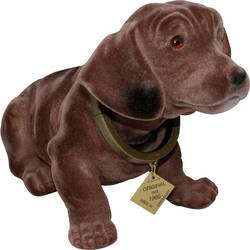 Rakso Kunststofferzeugnisse 563014 pes s kývací hlavou (d x š) 30 cm x 10 cm hnědá