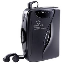 Renkforce RF-CP-150 přenosný přehrávač kazet Walkman černá