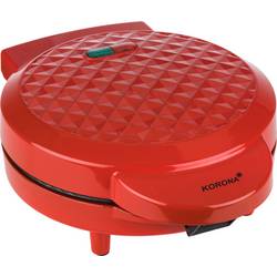 Korona Bubble vaflovač nepřilnavý povlak červená