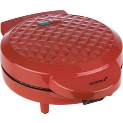 Korona Bubble vaflovač nepřilnavý povlak červená