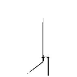 Albrecht 6360 Mini Boomerang CB anténa stacionární Typ lambda sondy 1/2