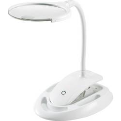 TOOLCRAFT TO-6378552 stolní lupa s LED osvětlením, zvětšení: 1.75 x, 3 x