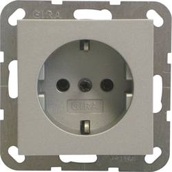 GIRA vestavný zásuvka s ochranným kontaktem Systém 55, Stamdard 55, E2, Event, Event čistý, Event průhledný, Esprit, ClassiX hliník 0188 26 1 ks